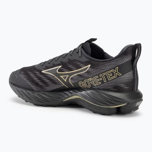 Men's running shoes Mizuno Wave Rider GTX 2 black/golden halo/quiet shade