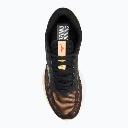 Women's running shoes Mizuno Wave Ultima 15 black/mizuno neo lime/apricot ice