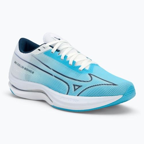 Women's running shoes Mizuno Wave Rebellion Sonic 2 river blue/blue wing teal/white