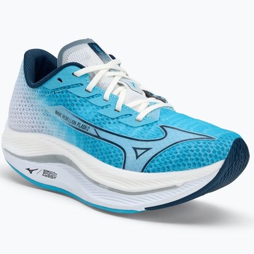 Women's running shoes Mizuno Wave Rebellion Flash 2 river blue/blue wing teal/white
