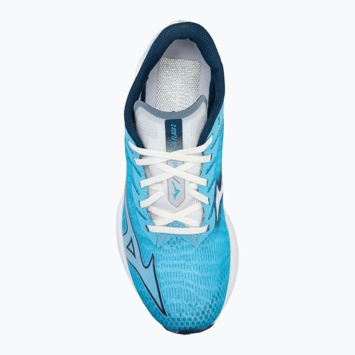Women's running shoes Mizuno Wave Rebellion Flash 2 river blue/blue wing teal/white