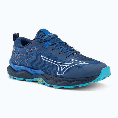 Men's running shoes Mizuno Wave Daichi 8 GTX classic blue/ white/ pageant blue