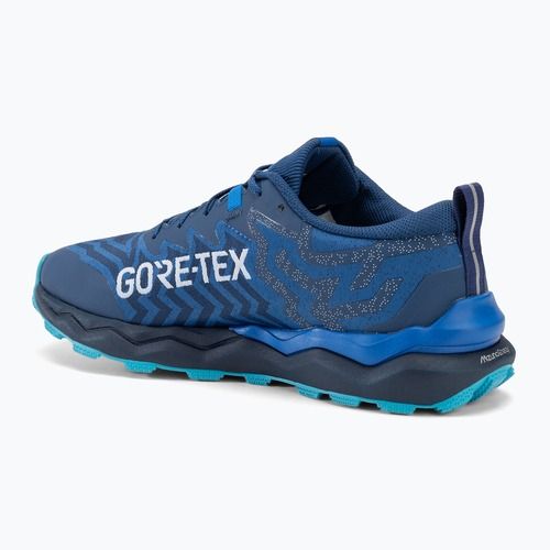 Men's running shoes Mizuno Wave Daichi 8 GTX classic blue/ white/ pageant blue