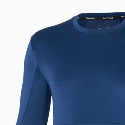 Men's Mizuno Thermal Charge Breath Thermo estate blue running longsleeve