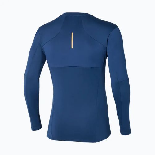 Men's Mizuno Thermal Charge Breath Thermo estate blue running longsleeve