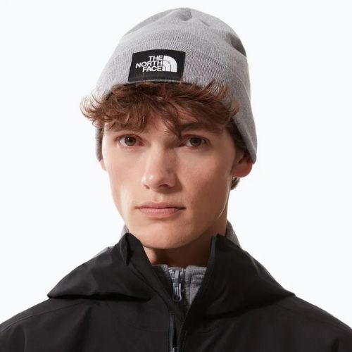 The North Face Dock Worker Recycled light grey heather winter cap