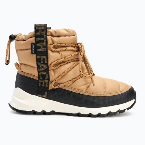 Women's snow boots The North Face Thermoball Lace Up WP almond butter / black