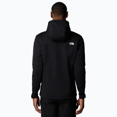 Men's softshell jacket The North Face Diablo Softshell Detachable Hood black/black/npf