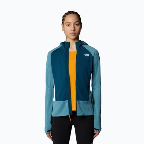 Women's The North Face Bolt Polartec Hoodie algae blue/midnight petrol
