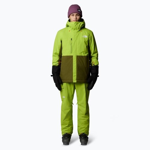 Men's ski jacket The North Face Freedom Insulated meadow brass/forest olive