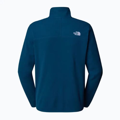 Men's The North Face 100 Glacier 1/4 Zip midnight petrol sweatshirt