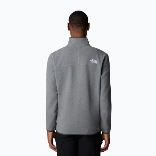 Men's sweatshirt The North Face 100 Glacier 1/4 Zip medium grey heather
