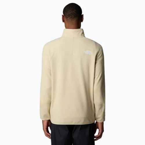 Men's The North Face 100 Glacier 1/4 Zip sweatshirt zion orange/concrete grey