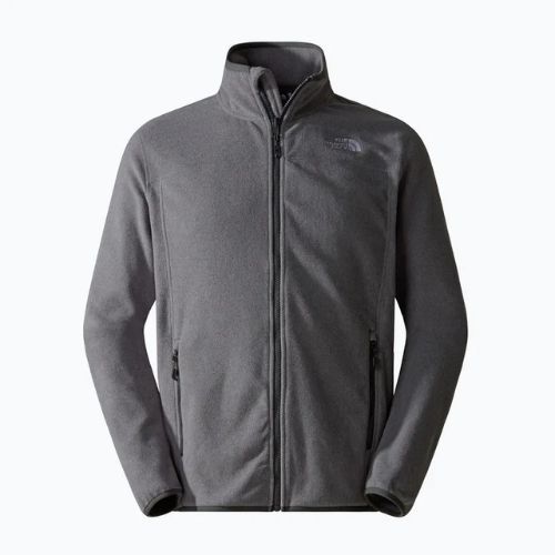 Men's The North Face 100 Glacier Full Zip sweatshirt medium grey heather