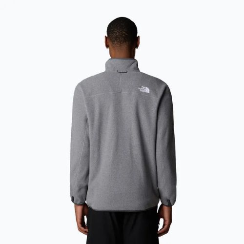 Men's The North Face 100 Glacier Full Zip sweatshirt medium grey heather