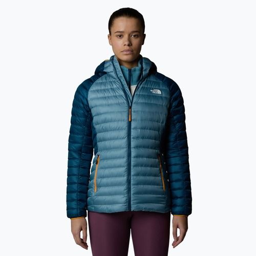 Women's down jacket The North Face Bettaforca Lt Down Hoodie algae blue/midnight petrol