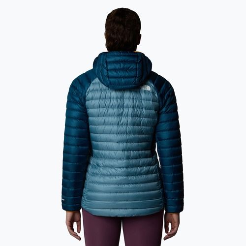 Women's down jacket The North Face Bettaforca Lt Down Hoodie algae blue/midnight petrol