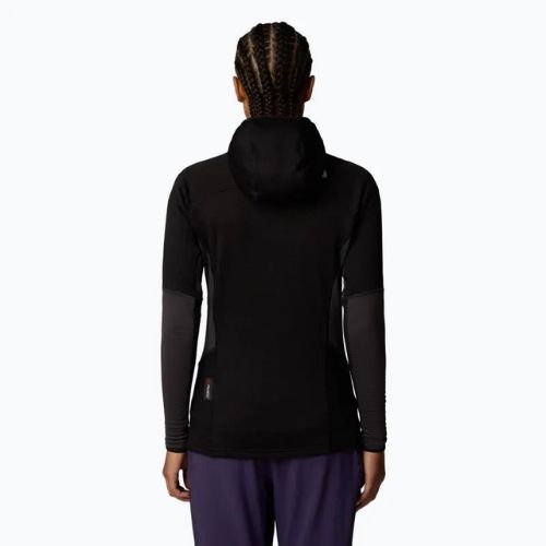 The North Face women's Stormgap Powergrid sweatshirt black/ asphalt grey