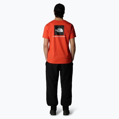 Men's The North Face Box Nse t-shirt crimson orange/black