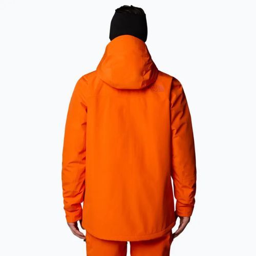 Men's ski jacket The North Face Descendit orange