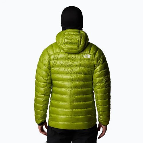 Men's down jacket The North Face Summit Breithorn Hoodie meadow grass