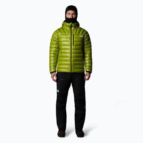 Men's down jacket The North Face Summit Breithorn Hoodie meadow grass