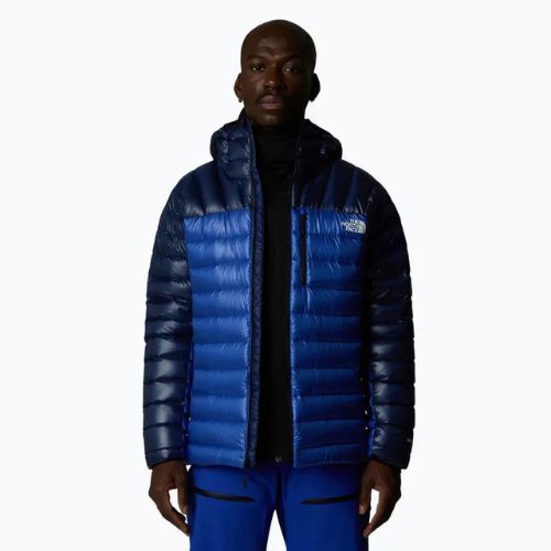 Men's down jacket The North Face Summit Breithorn Hoodie blue/eagle blue