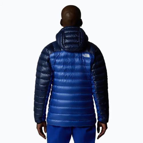 Men's down jacket The North Face Summit Breithorn Hoodie blue/eagle blue