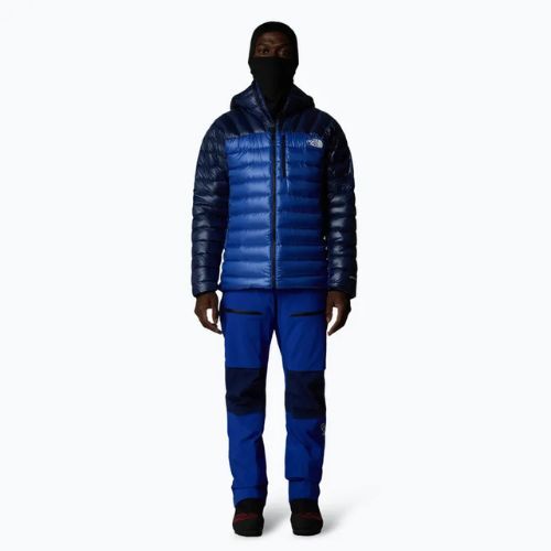 Men's down jacket The North Face Summit Breithorn Hoodie blue/eagle blue