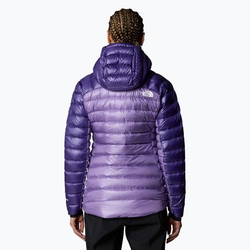 Women's down jacket The North Face Summit Breithorn Hoodie peak purple/purple granite