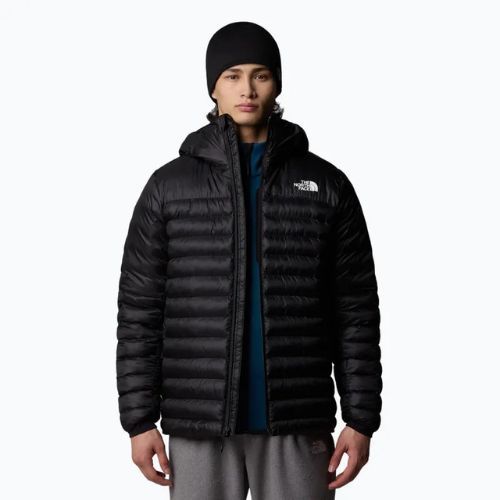 Men's down jacket The North Face Terra Peak Hoodie black