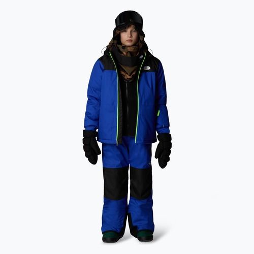 The North Face Freedom Insulated blue children's ski jacket