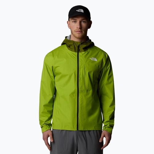 Men's The North Face Higher Run Rain meadow grass running jacket