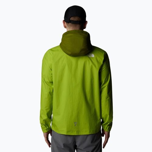 Men's The North Face Higher Run Rain meadow grass running jacket