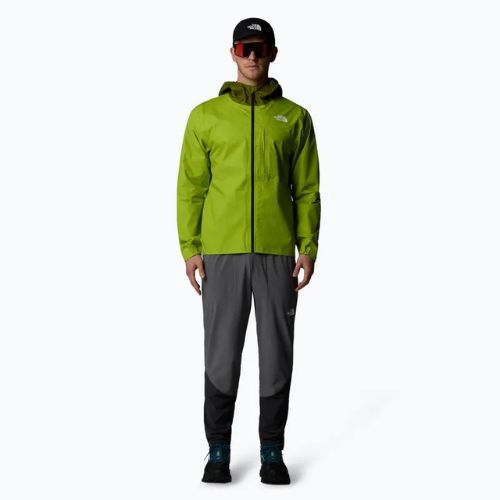 Men's The North Face Higher Run Rain meadow grass running jacket