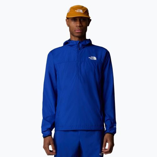 Men's running jacket The North Face Higher Run Wind 1/4 Zip tnf blue