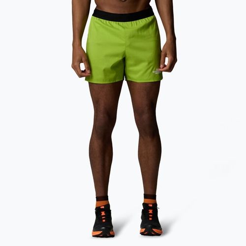Men's The North Face Breeze 5" meadow grass/oak green running shorts