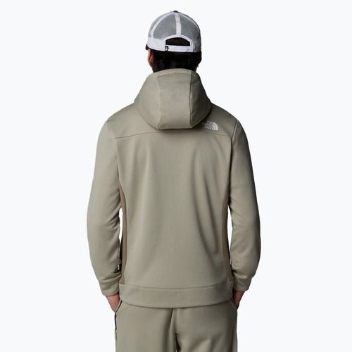 Men's The North Face Mountain Athletics Full Zip Fleece sweatshirt clay grey/ cavern grey