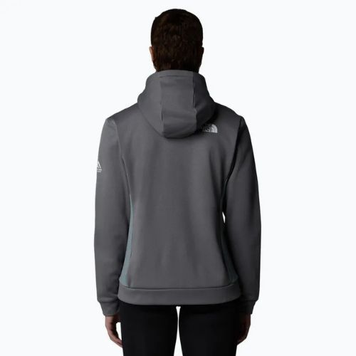 Women's The North Face Mountain Athletics FZ Fleece smoked pearl/ monument grey sweatshirt