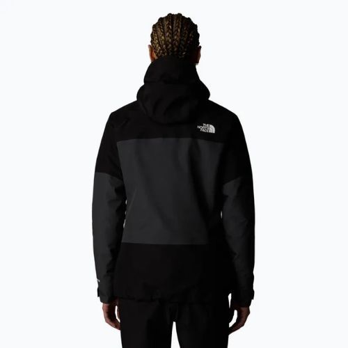 Women's rain jacket The North Face Jazzi 3L Gtx anthracite grey / black