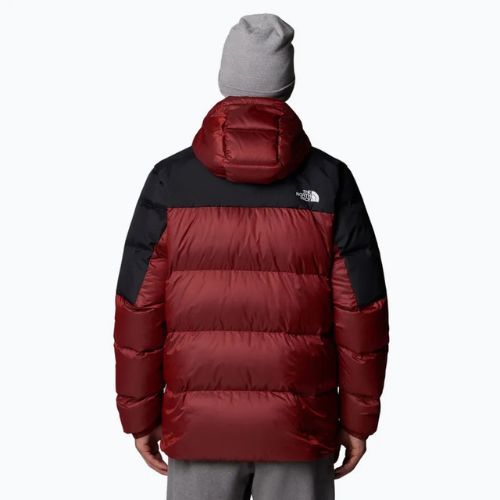 Men's down jacket The North Face Diablo Down 2.0 Hoodie high risk red/black heather