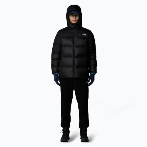Men's down jacket The North Face Diablo Down 2.0 Hoodie black heather/blk