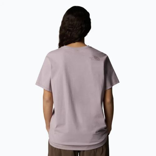 The North Face Natural Dye women's t-shirt purple chalk natural dye