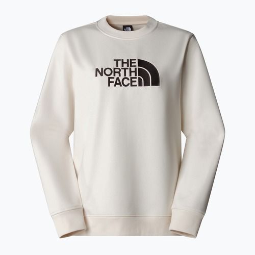 The North Face women's Drew Peak Crew white dune sweatshirt