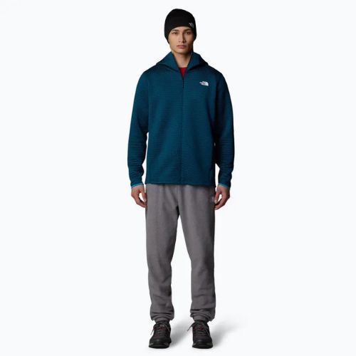Men's trekking sweatshirt The North Face Vertical Thermal FZ Hoodie midnight petrol