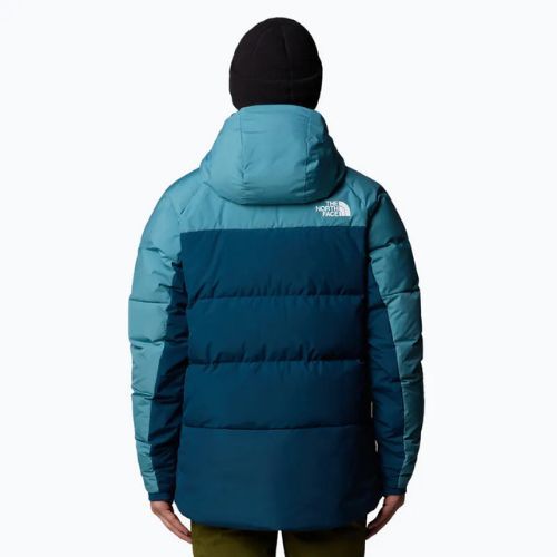 Men's ski jacket The North Face Corefire Down Windstopper Jacket midnight petrol/algae blue