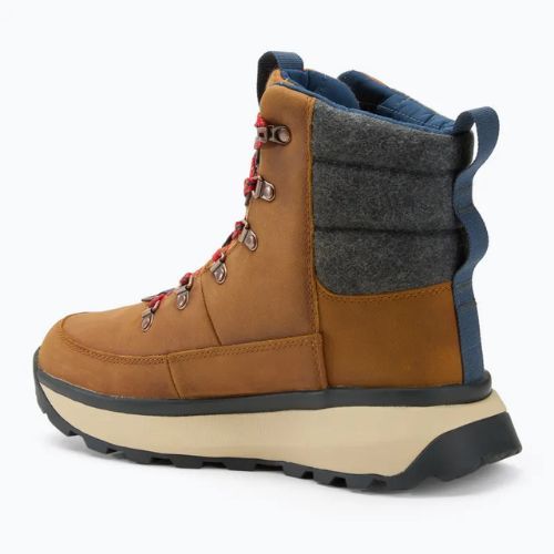 Men's snow boots The North Face Bergen Leather WP timber tan/red