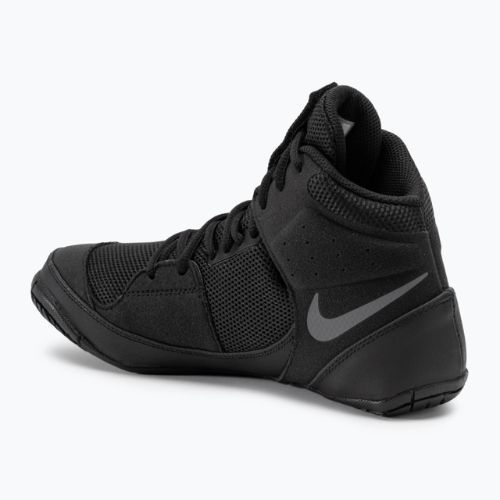 Nike Fury wrestling shoes black/metallic silver
