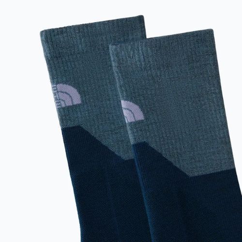 Men's The North Face Hiking Crew midnight petrol/algae blue trekking socks