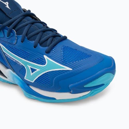 Men's volleyball shoes Mizuno Wave Momentum 3 mugen blue/white/estate blue